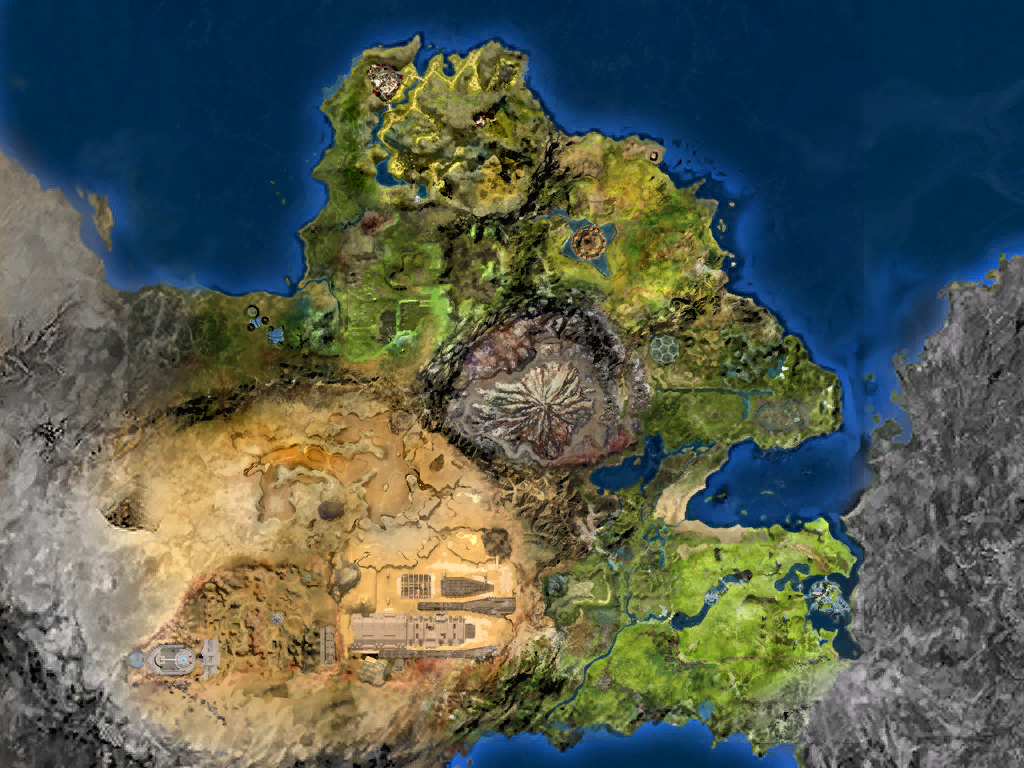 World Ruf Map World Map - Map - RF Online Database