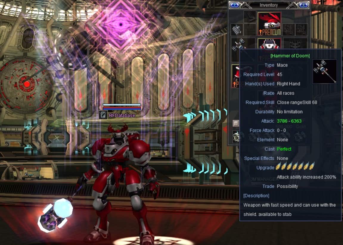 Special weapon on RF Online
