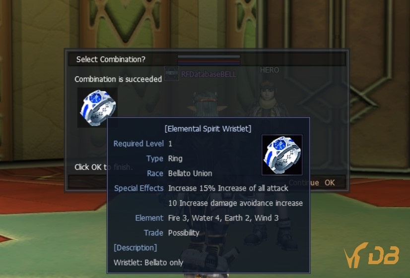 rf database elemental upgrade