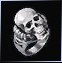 +2 Spooky Skull Ring