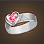 Valentine’s Day White Ring