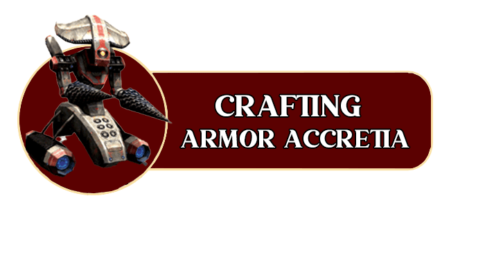Crafting Accretia Armor