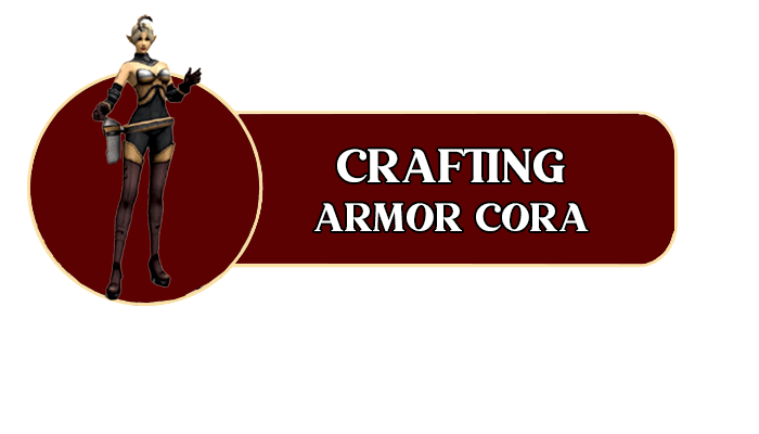 Crafting Cora Armor